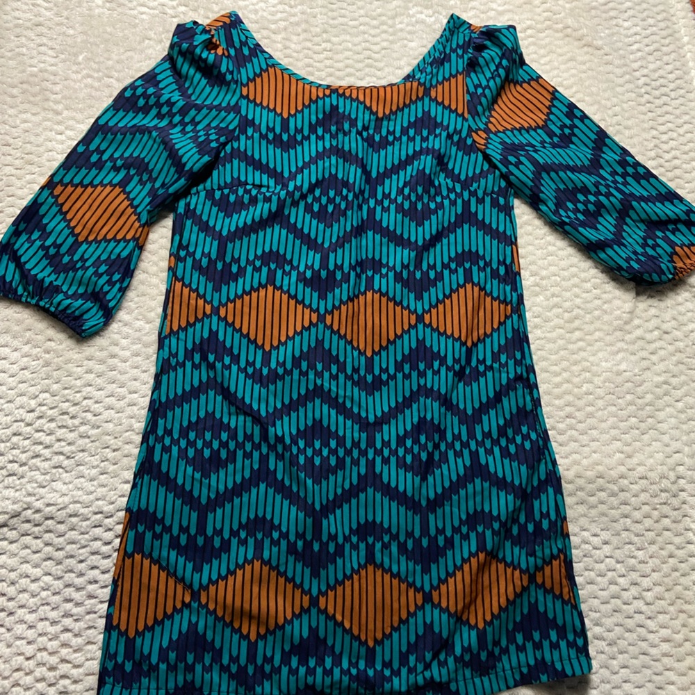 Aztec Print Dress
